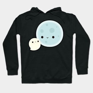 Little ghost and moon Hoodie